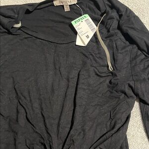 Papaya Charcoal Long Sleeve Top